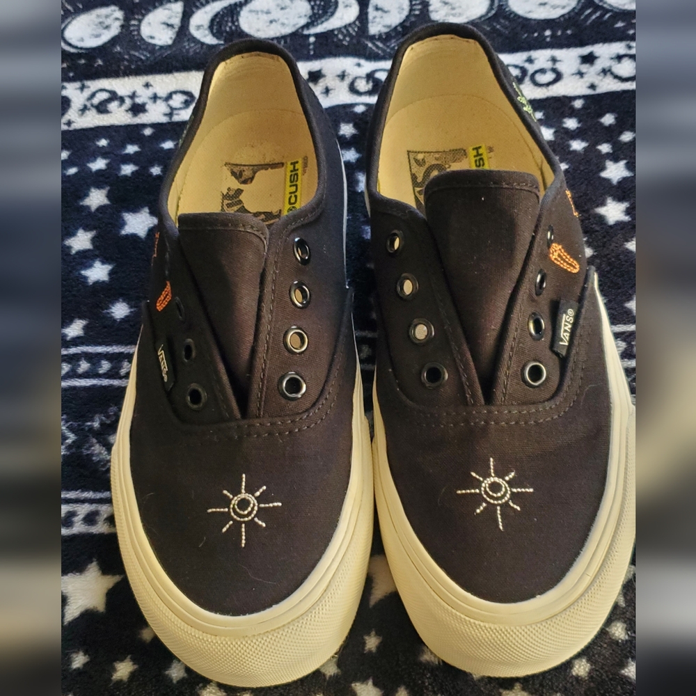 Vans Black Canvas Women's Shoes